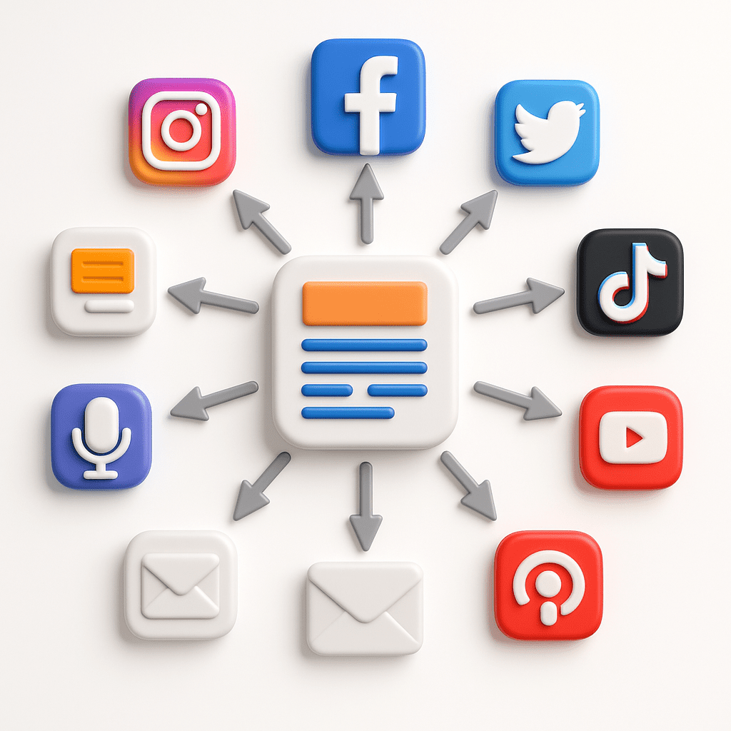  | The Content Multiplier How to Repurpose One Blog Post into 10 Pieces of Social Media Content | Coolhost Blog